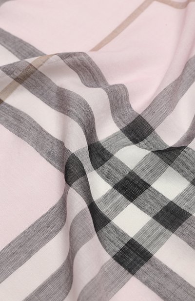 Шарф из шерсти и шелка BURBERRY, арт. 8078781, фото 3