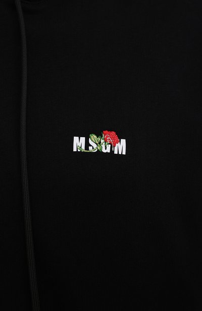 Хлопковое худи MSGM, арт. 3141MDM70 217799, фото 5