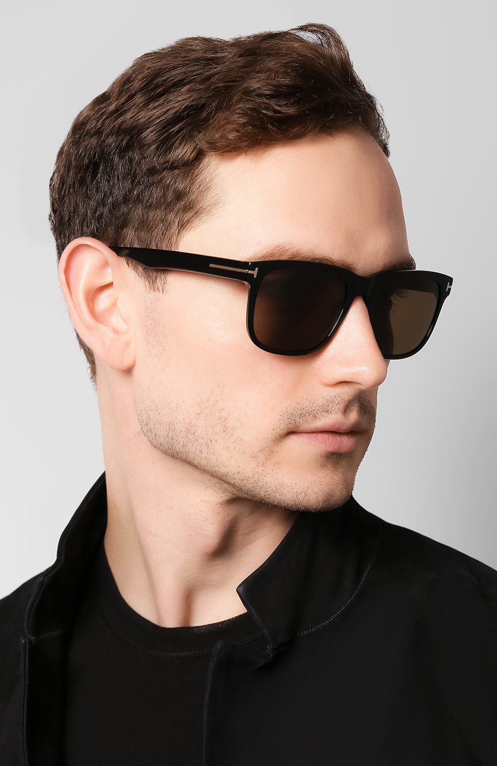 Солнцезащитные очки TOM FORD черного цвета по цене 61650 руб., арт. TF775 01H, фото 3 Солнцезащитные очки TOM FORD, арт. TF775 01H, фото 3