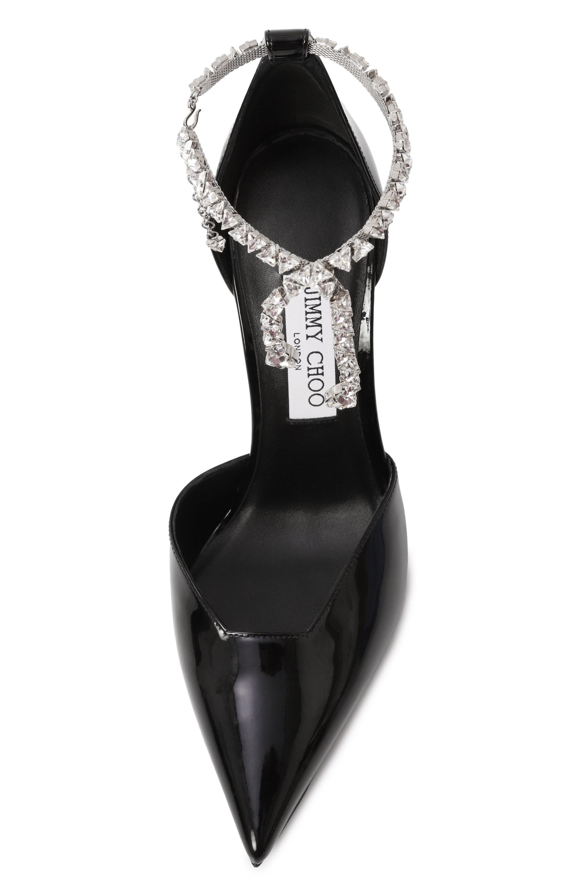 Лакированные туфли stevie 100 JIMMY CHOO, арт. STEVIE 100/PAT, фото 6