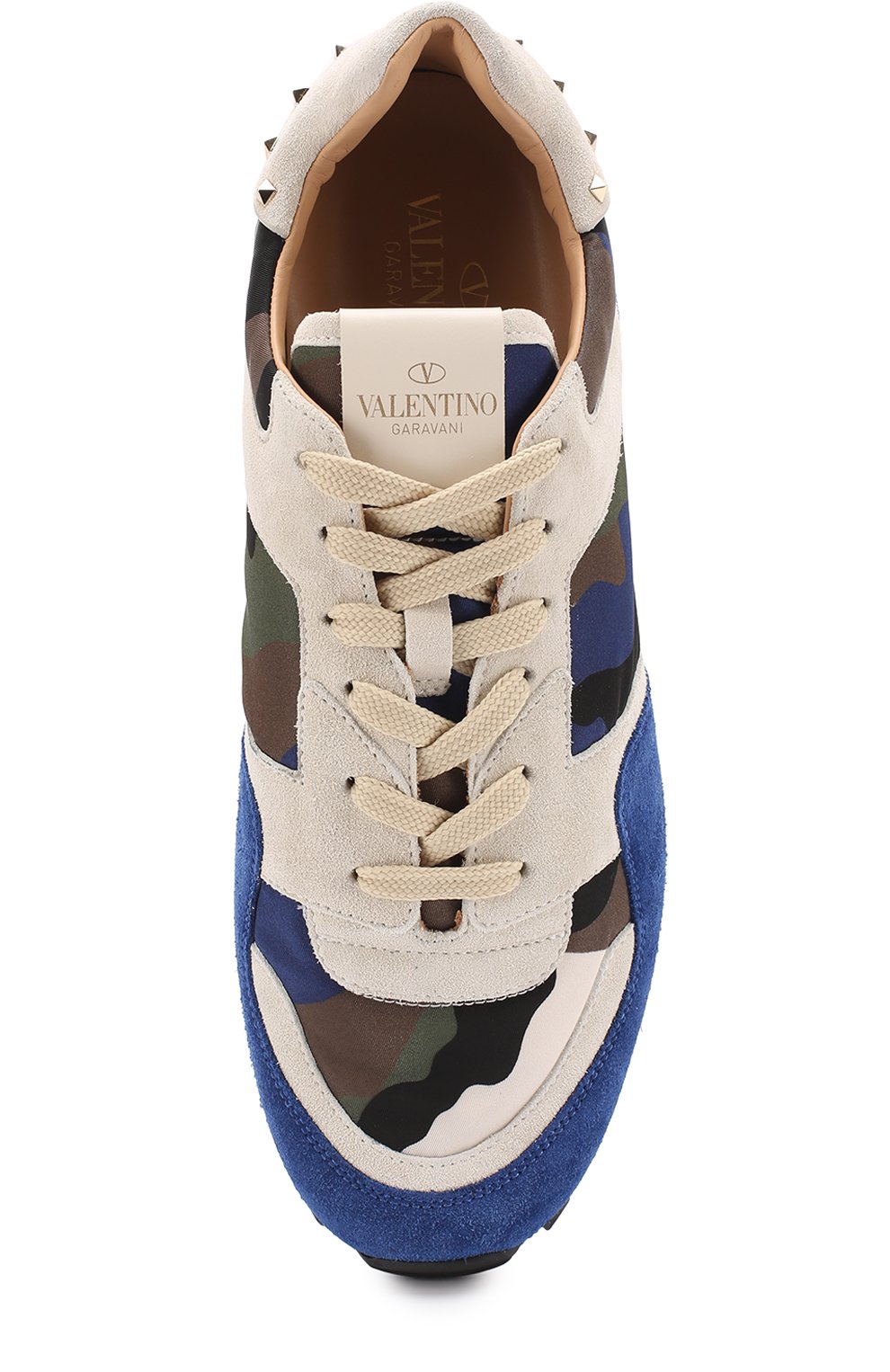 Комбинированные кроссовки rockrunner с камуфляжным принтом VALENTINO, арт. NY2S0952/NYM, фото 5