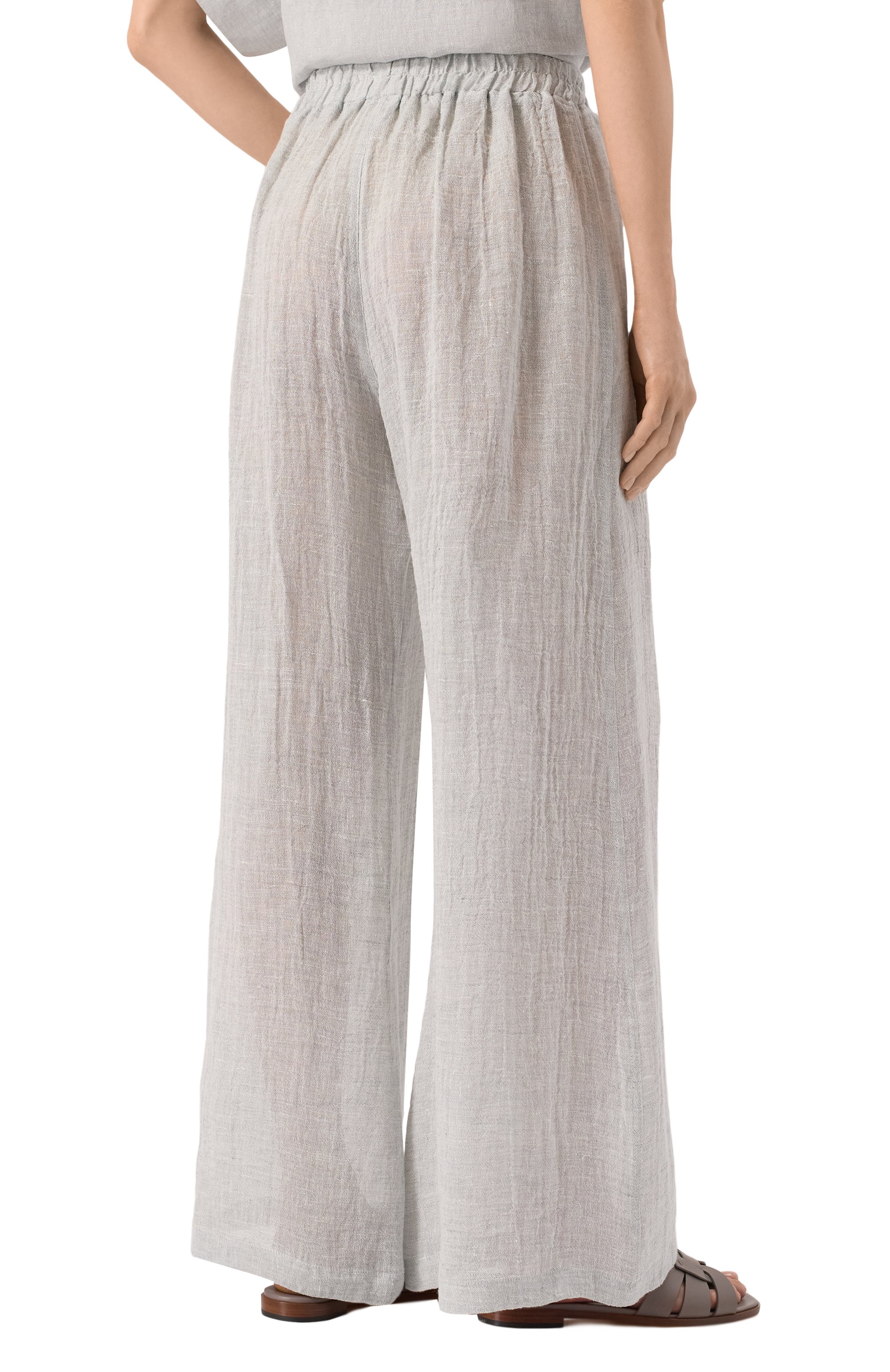 Льняные брюки MAURIZIO, арт. W01392179, фото 4