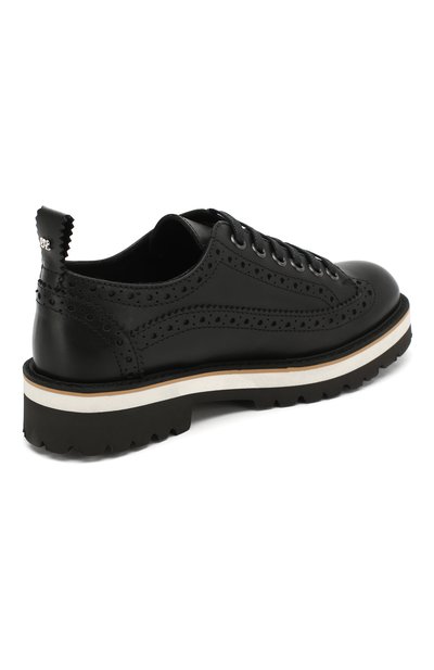 Кожаные дерби с брогированием DSQUARED2, арт. 54262/28-35, фото 3