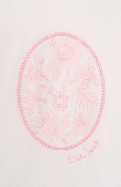 Хлопковая футболка ELIE SAAB JUNIOR, арт. EFTS024/TS0059, фото 3