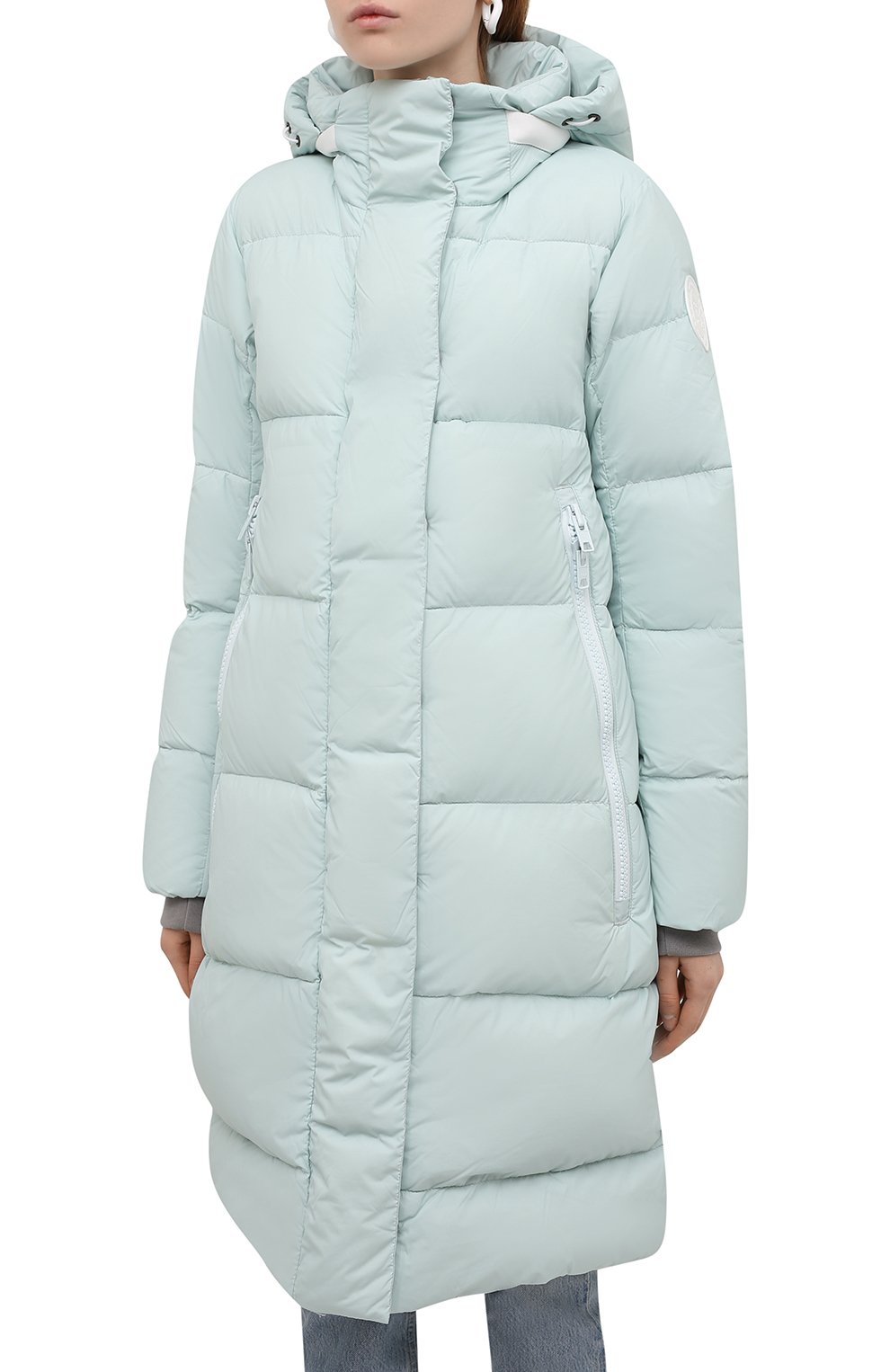 Пуховик CANADA GOOSE голубого цвета по цене 146000 руб., арт. 2610LB1, фото 3 Пуховик CANADA GOOSE, арт. 2610LB1, фото 3