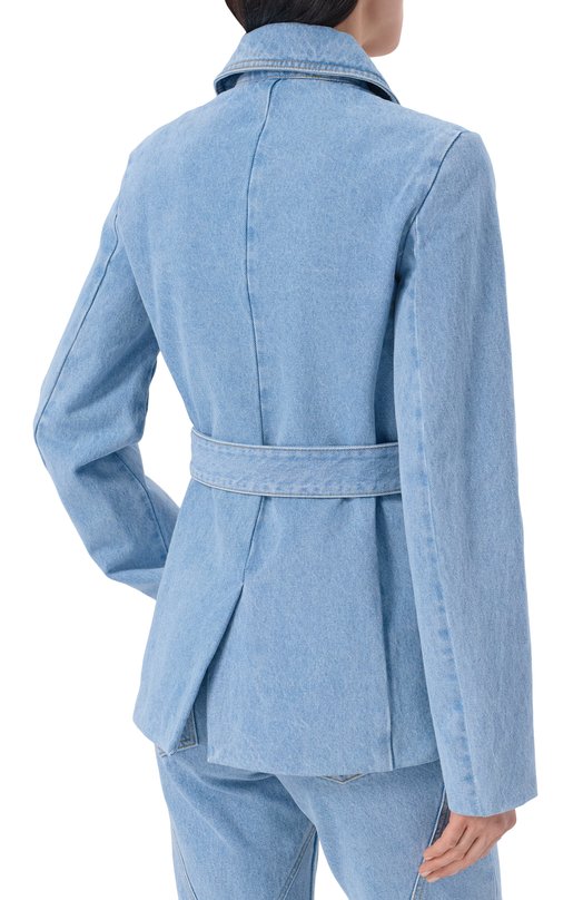 Джинсовая куртка Nina Ricci 26PDVE014/C01119 Голубой  26PDVE014/C01119 Фото 4