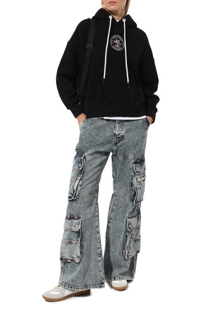 Хлопковое худи PALM ANGELS, арт. PWBB023S23FLE0031033, фото 2