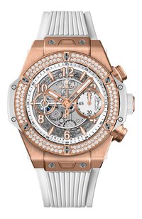 Часы big bang unico king gold white diamonds HUBLOT, арт. 441.OE.2010.RW.1104, фото 1