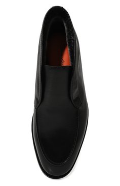 Мужские кожаные ботинки SANTONI черного цвета, арт. MCNG18392PI2AFUEN01 | Фото 6 (Материал утеплителя: Натуральный мех; Мужское Кросс-КТ: Ботинки-обувь, зимние ботинки; Материал сплава: Проставлено; Подошва: Плоская; Драгоценные камни: Проставлено)