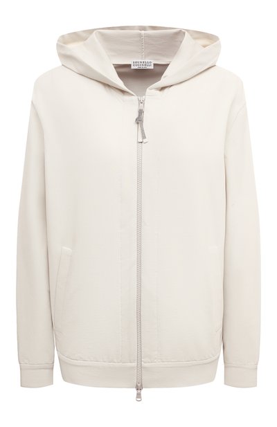 Женский хлопковая толстовка BRUNELLO CUCINELLI, арт. MH827B1190