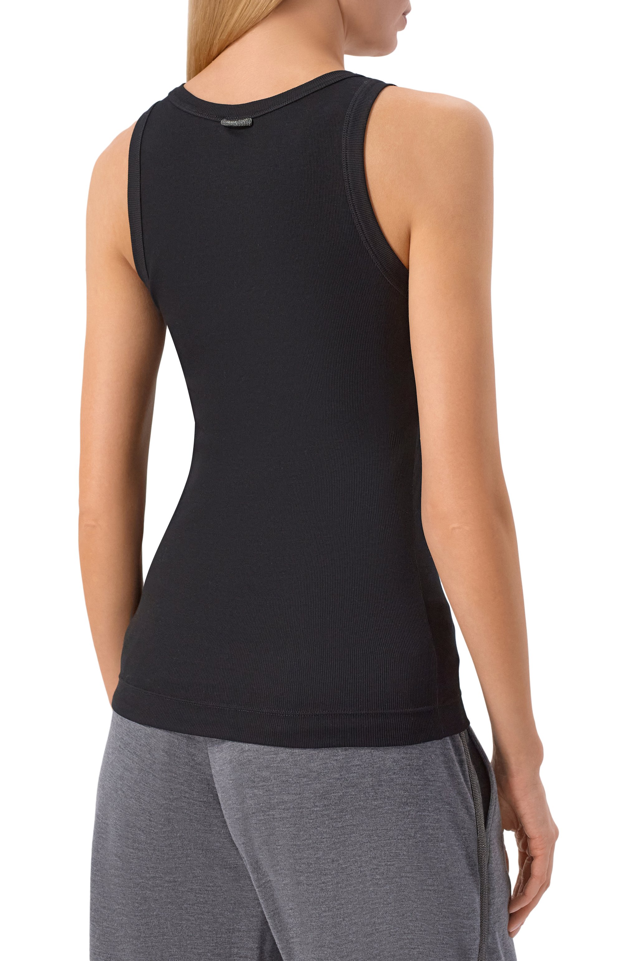 Хлопковая майка BRUNELLO CUCINELLI, арт. MPTC8FX230, фото 4