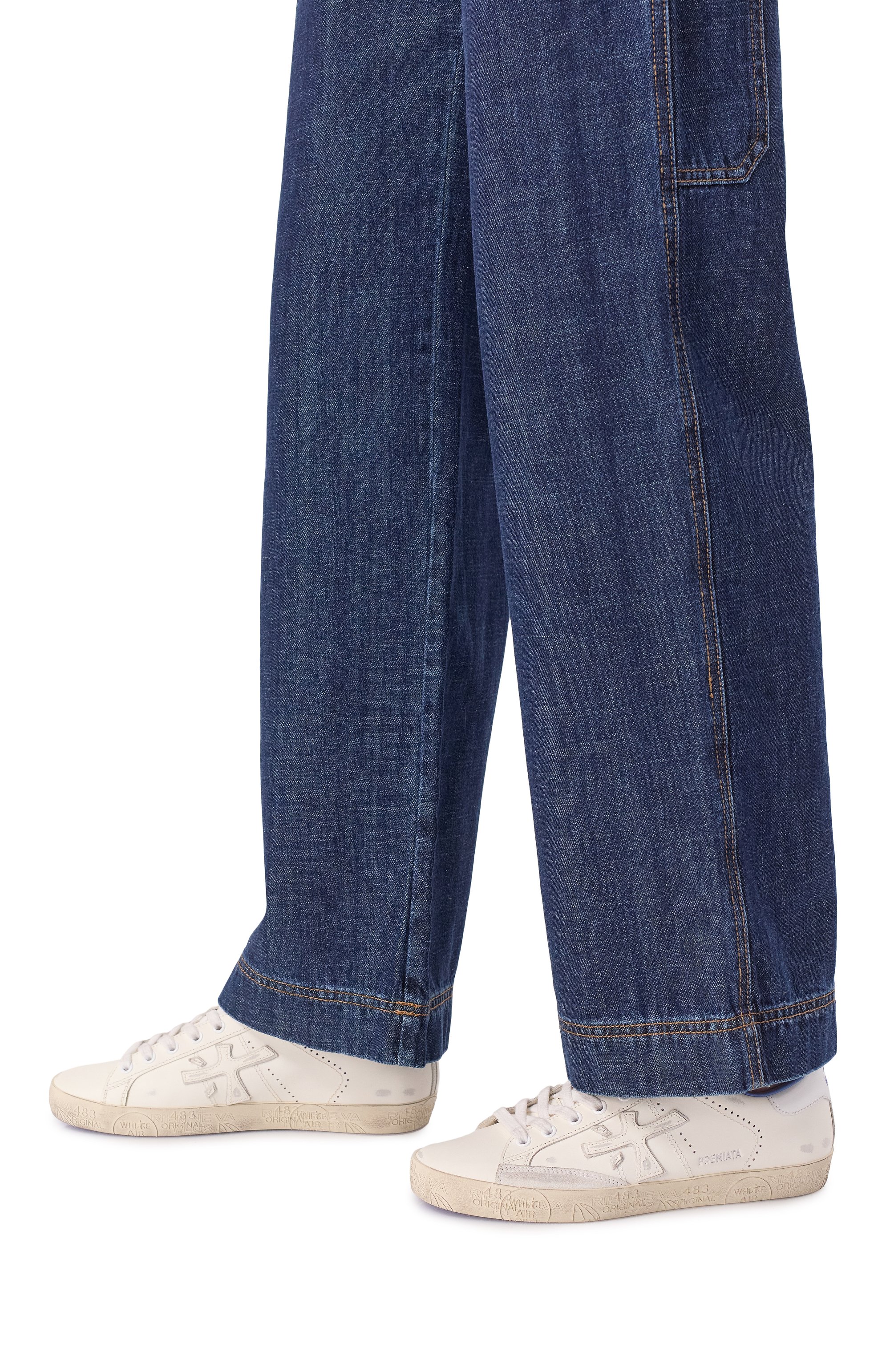 Кожаные кеды steven PREMIATA, арт. STEVEND/VAR 6652, фото 3