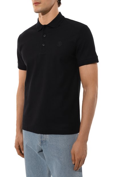 Хлопковое поло BURBERRY, арт. 8055227, фото 3