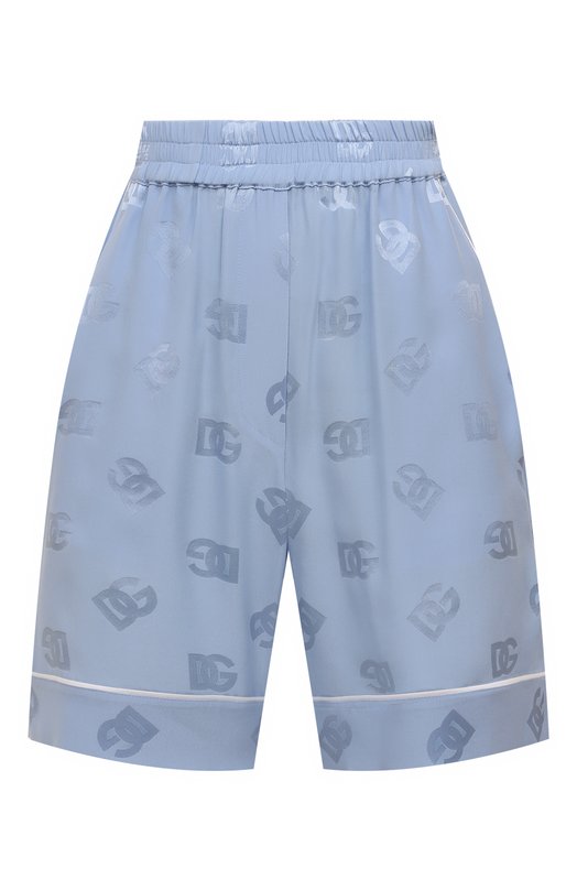 Шелковые шорты Dolce & Gabbana FTAM7T/FJ1J0 Голубой FTAM7T/FJ1J0
