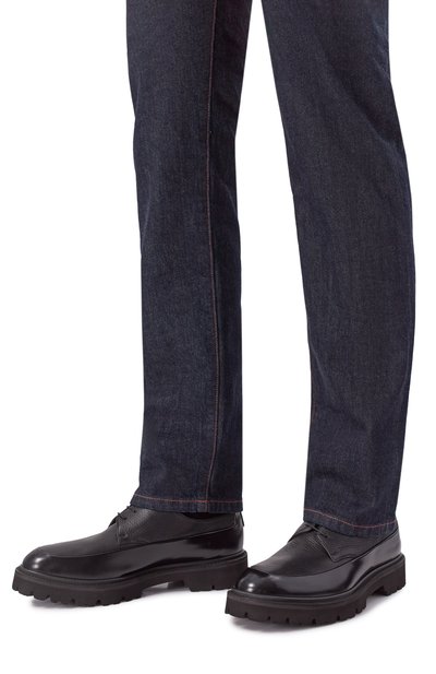 Кожаные дерби KITON, арт. USSA394N0131802, фото 3