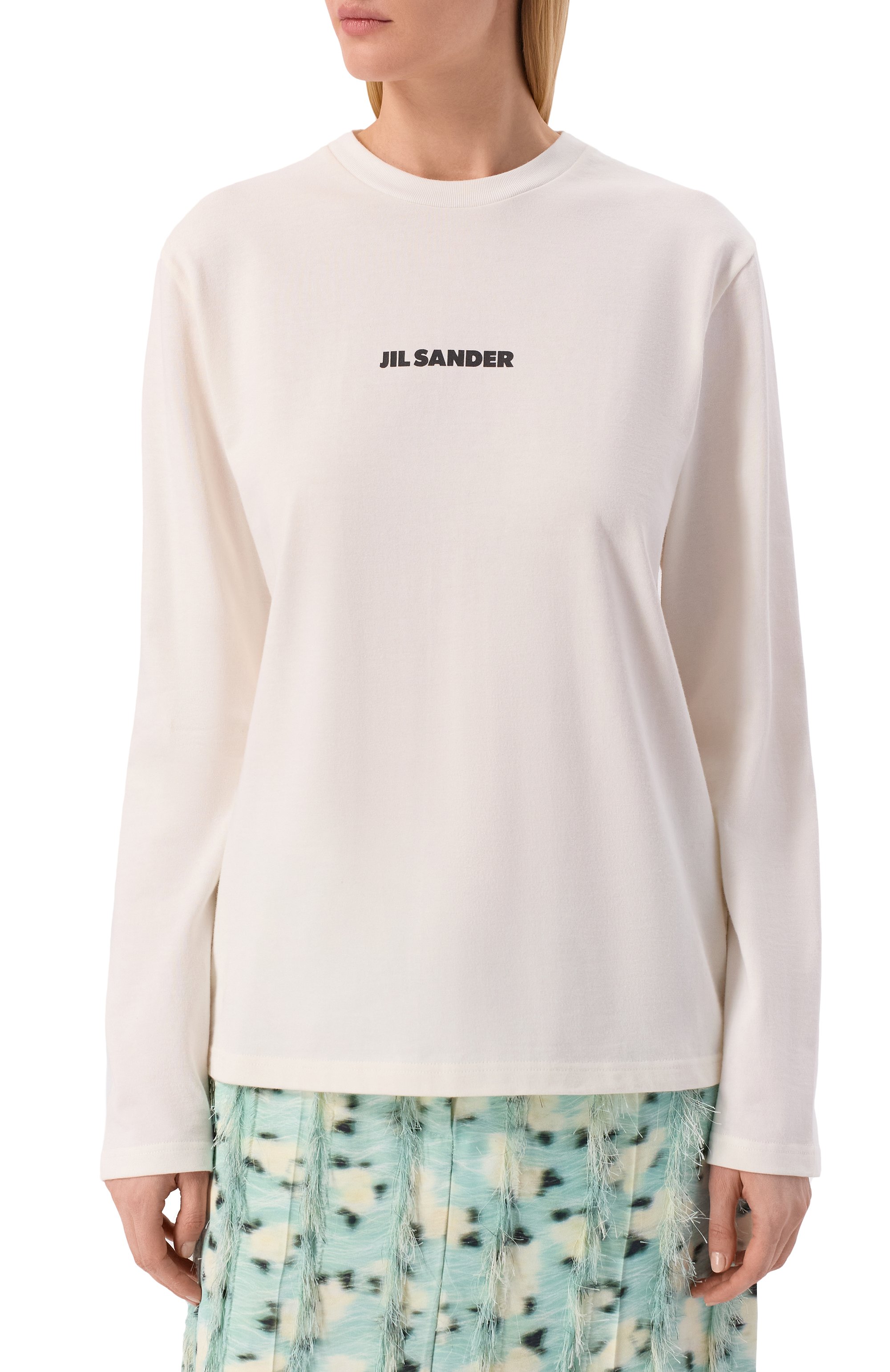 Хлопковый лонгслив JIL SANDER, арт. J02GC0141/J20103, фото 3