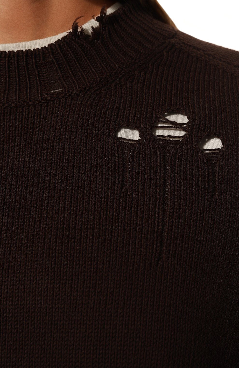 Хлопковый пуловер MAISON MARGIELA, арт. S51GP0256/S17982, фото 5