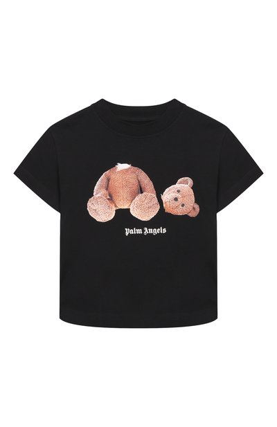 Хлопковая футболка PALM ANGELS, арт. PBAA003S26JER001