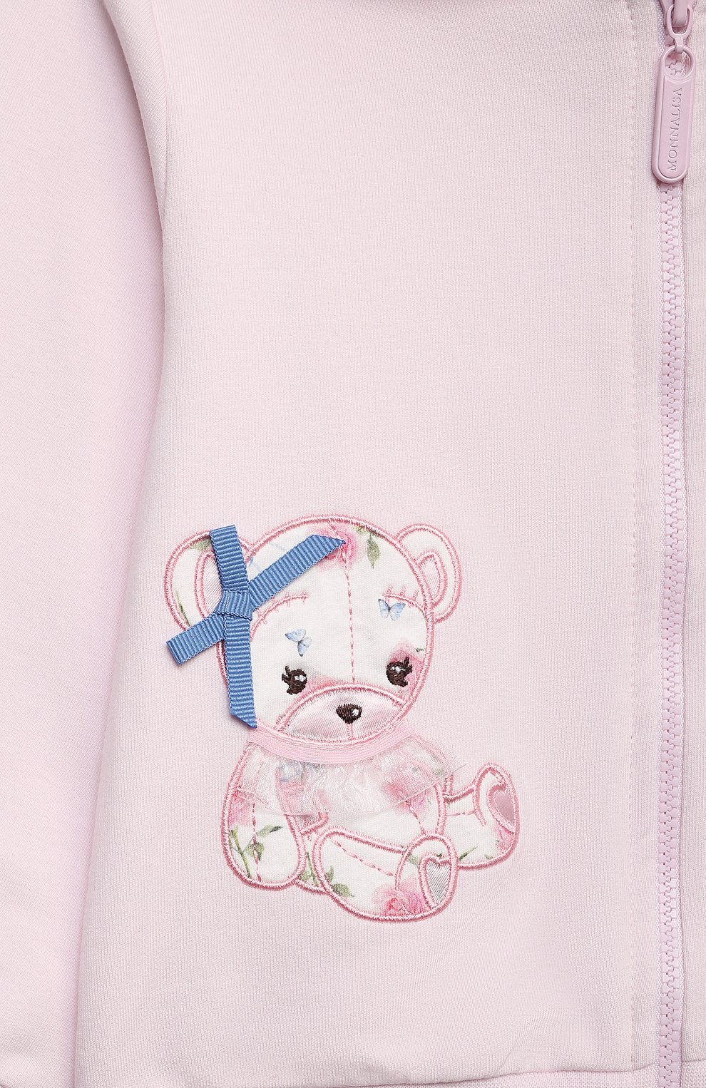 Хлопковая толстовка MONNALISA, арт. 399801, фото 3