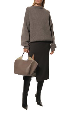 Женская сумка-тоут ann medium REE PROJECTS коричневого цвета, арт. AW22/T0TANMED1SC | Фото 7 (Размер: medium; Сумки-технические: Сумки-шопперы; Материал: Натуральная кожа; Ремень/цепочка: На ремешке; Драгоценные камни: Проставлено; Материал сплава: Проставлено; Нос: Не проставлено; Региональные ограничения белый список (Axapta Mercury): Не проставлено)