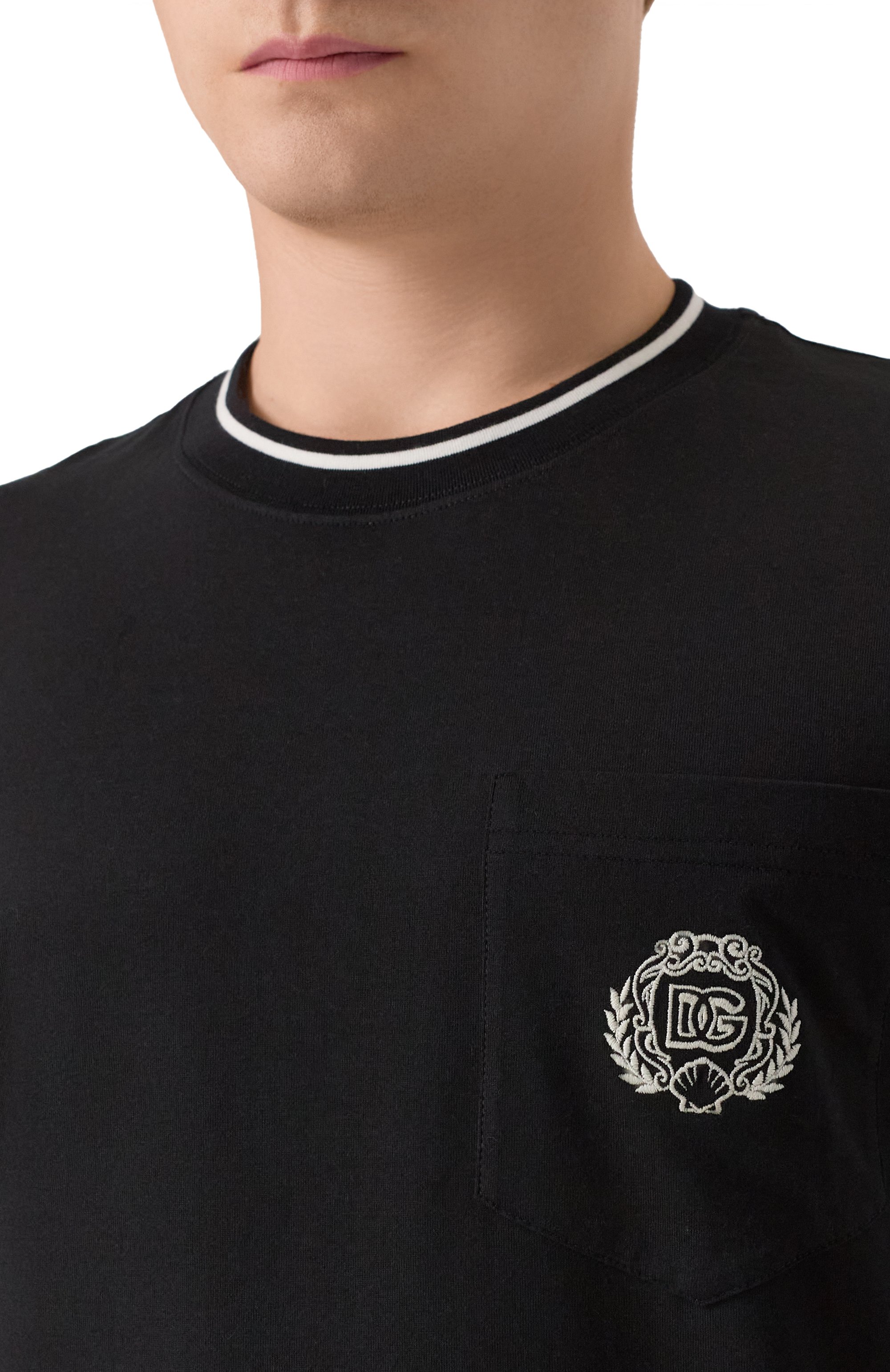 Хлопковая футболка DOLCE & GABBANA, арт. G8RA2Z/FU7EQ, фото 5