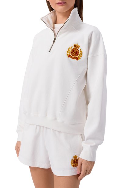 Хлопковый свитшот SPORTY AND RICH, арт. ST08162243WH01, фото 3