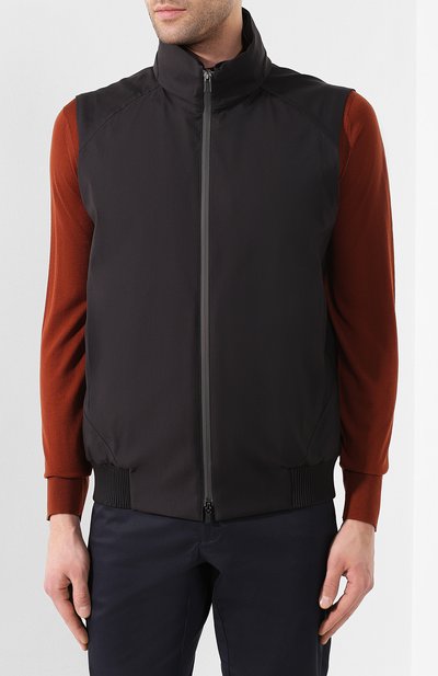 Утепленный жилет LORO PIANA темно-серого цвета по цене 284000 руб., арт. FAL0269, фото 3 Утепленный жилет LORO PIANA, арт. FAL0269, фото 3