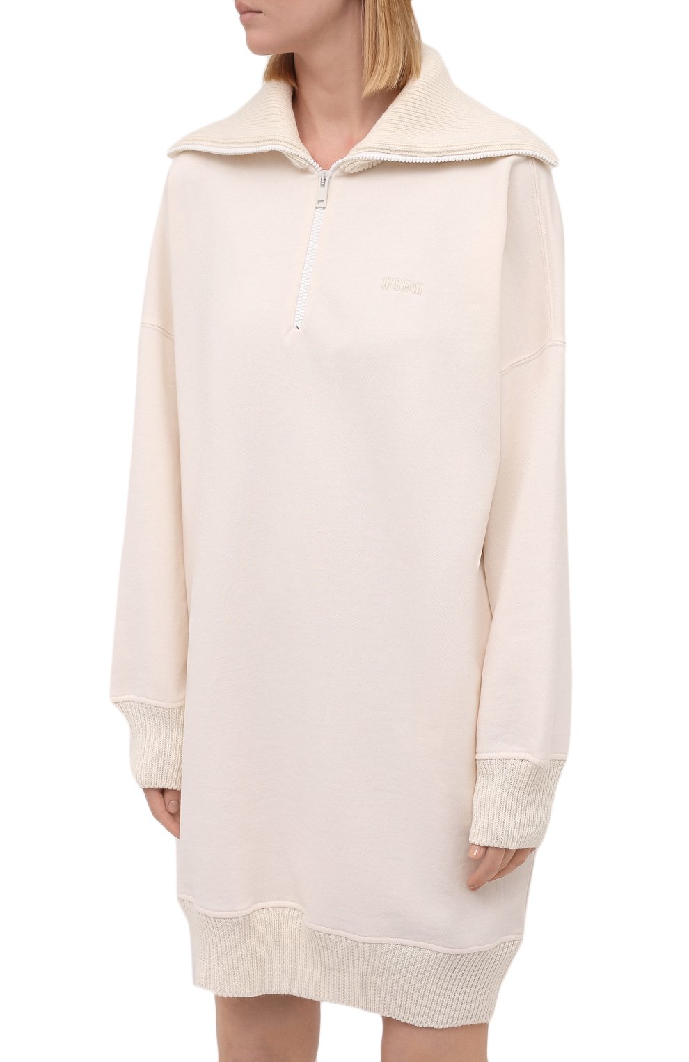 Хлопковое платье MSGM, арт. 3141MDA63 217799, фото 3
