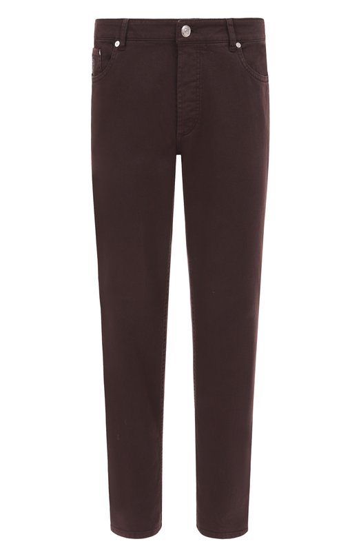 Джинсы Traditional Fit Brunello Cucinelli M277UD3210 Коричневый M277UD3210