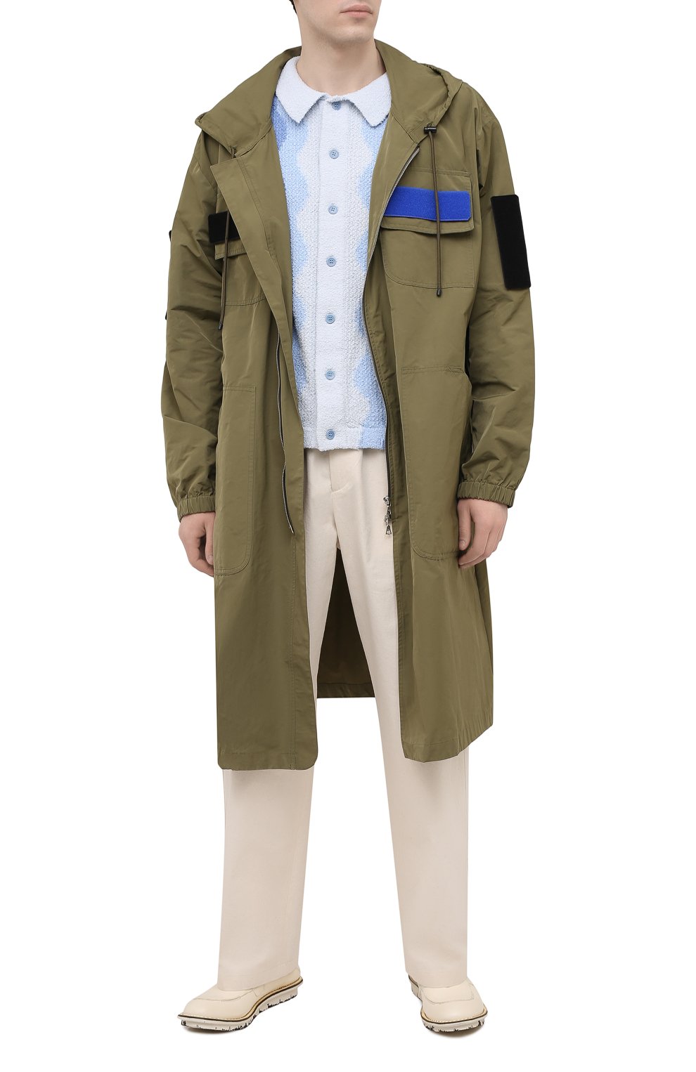 Хлопковый кардиган CASABLANCA, арт. MS21-KW-058 BLUE, фото 2