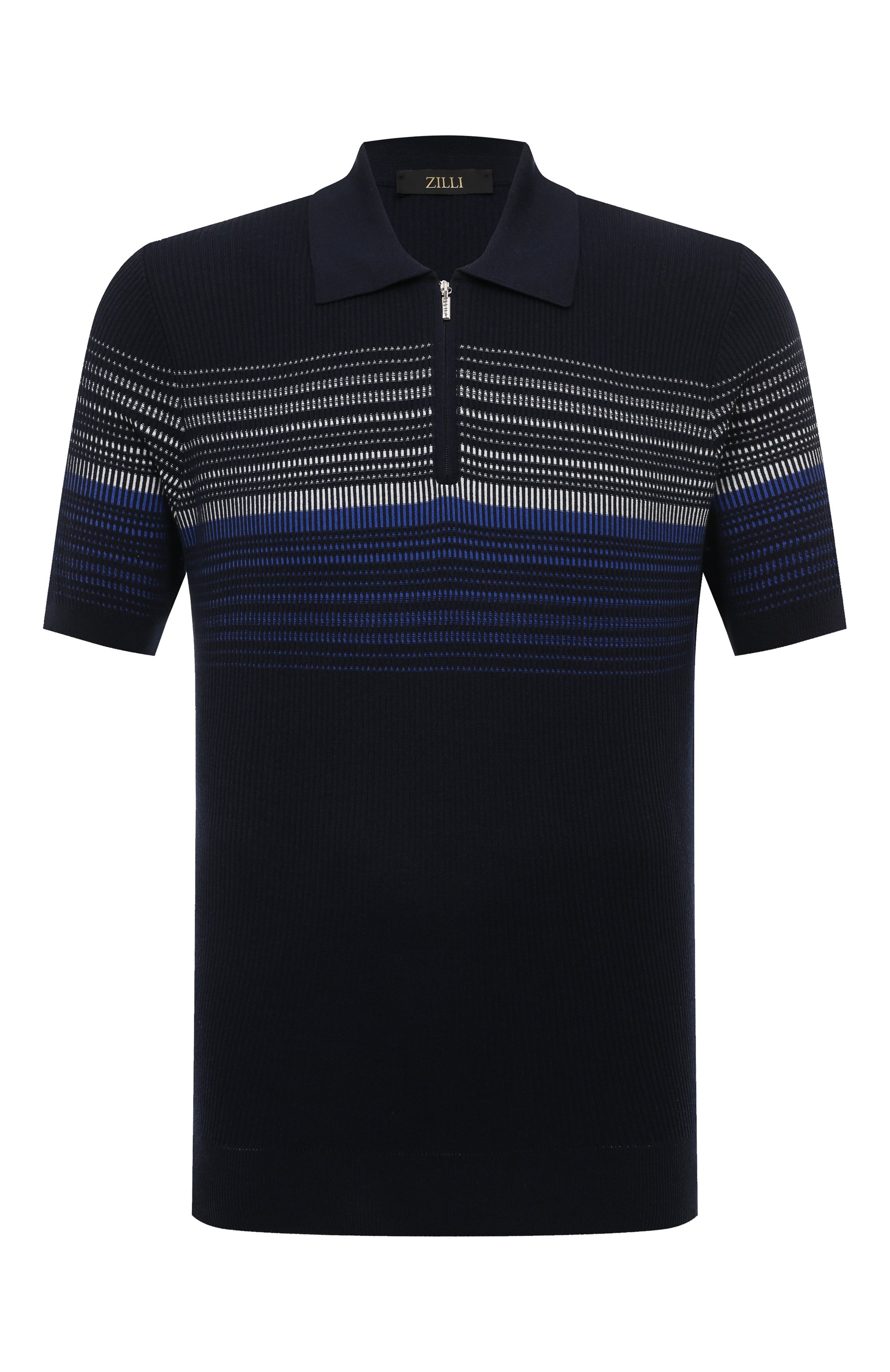 Поло из шелка и хлопка ZILLI, арт. KZP002M0142VCC000, фото 1