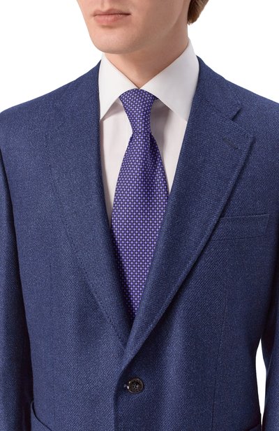 Мужской шелковый комплект из галстука и платка STEFANO RICCI, арт. DH/59100