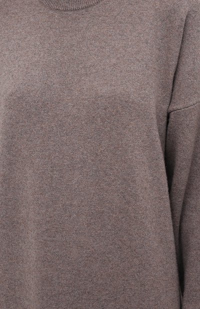 Кашемировое платье EXTREME CASHMERE серого цвета по цене 69950 руб., арт. 106/WEIRD, фото 5 Кашемировое платье EXTREME CASHMERE, арт. 106/WEIRD, фото 5