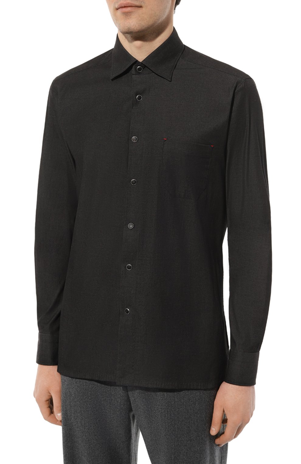 Хлопковая рубашка KITON, арт. UMCNERHH086280, фото 3