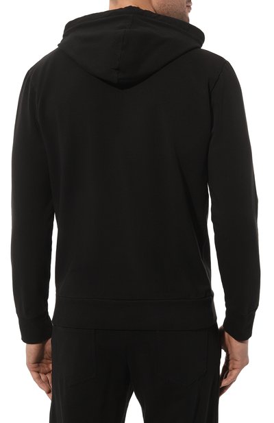 Хлопковое худи DANIELE FIESOLI черного цвета по цене 19850 руб., арт. DF0653, фото 4 Хлопковое худи DANIELE FIESOLI, арт. DF0653, фото 4