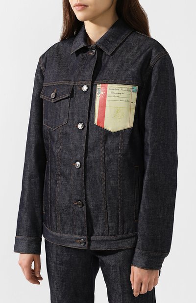 Джинсовая куртка prestwick BURBERRY синего цвета по цене 141000 руб., арт. 8010785, фото 3 Джинсовая куртка prestwick BURBERRY, арт. 8010785, фото 3