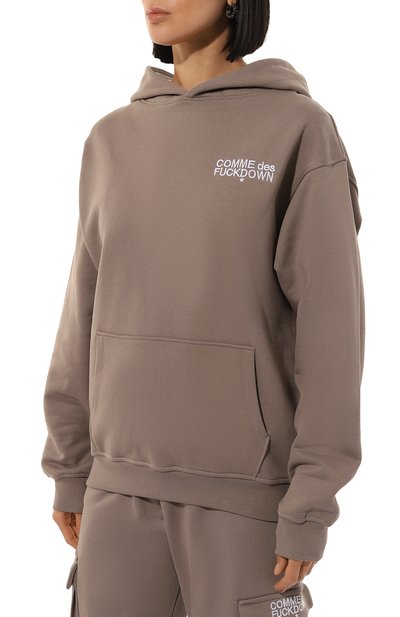 Хлопковое худи COMME DES FUCKDOWN, арт. CFABW01010, фото 3