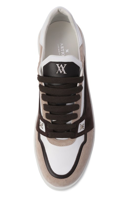 Замшевые кеды Artioli 0S590/SUEDE/VITELL0 Бежевый  0S590/SUEDE/VITELL0 Фото 5