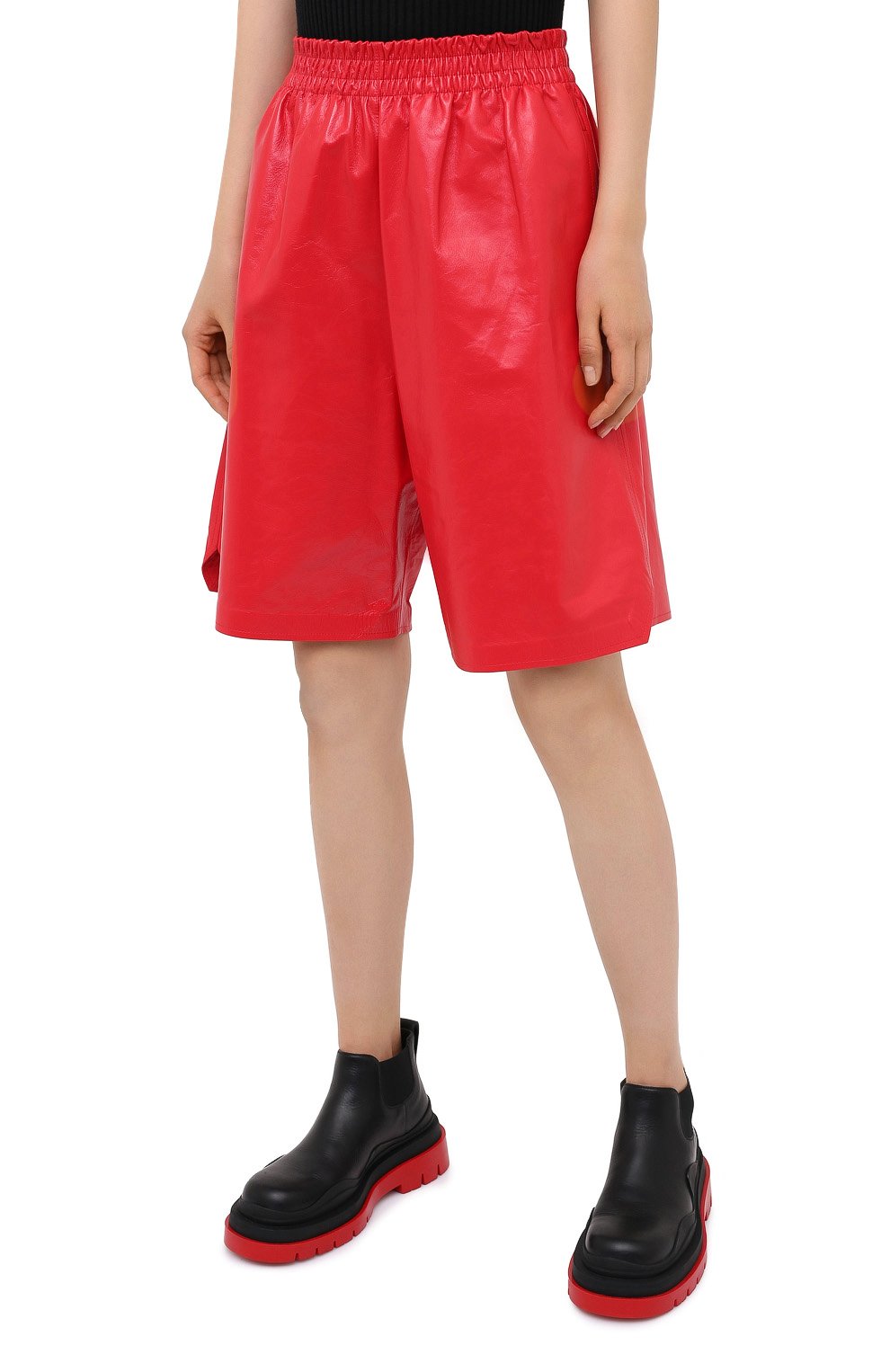 Кожаные шорты BOTTEGA VENETA, арт. 633445/VKLC0, фото 4