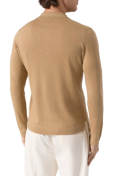 Рубашка изо льна и кашемира FEDELI, арт. 8UE05802, фото 4