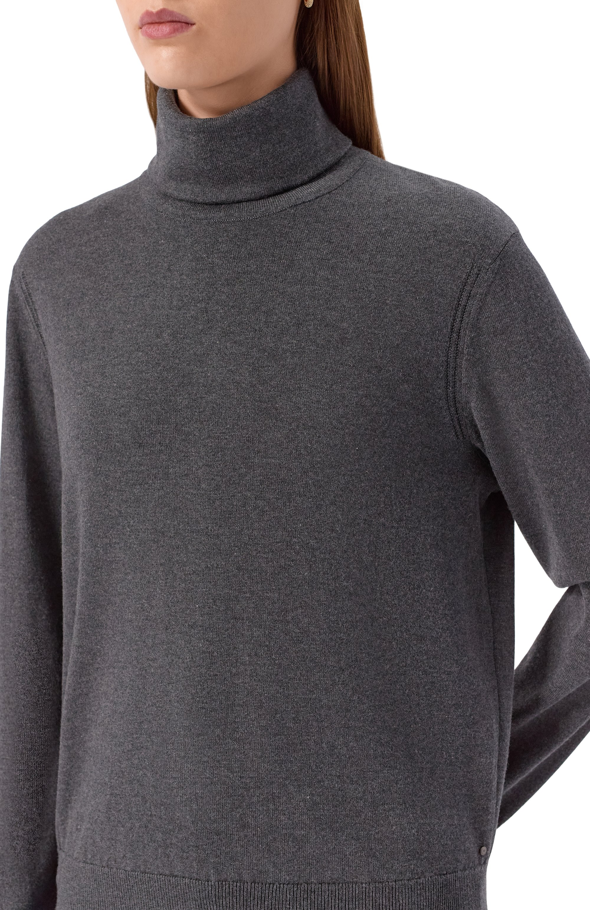 Водолазка из шелка и кашемира FREEAGE, арт. W26.SW101.6030.991, фото 5