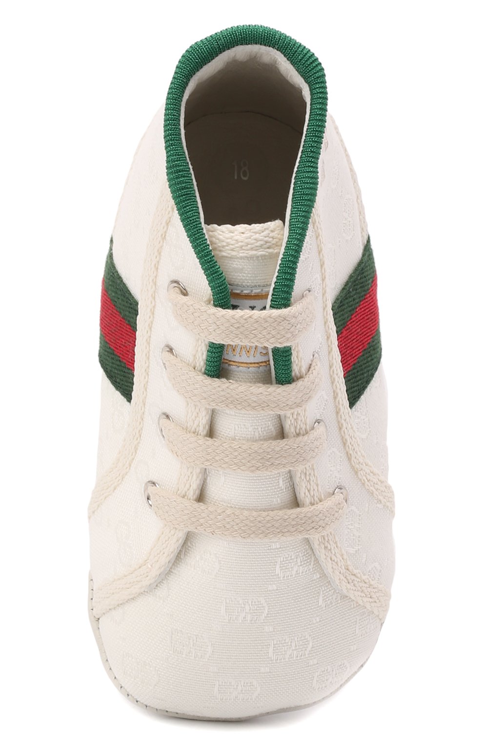 Текстильные пинетки GUCCI, арт. 663413/99WQ0, фото 4