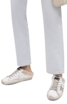 Кожаные кеды sabot GOLDEN GOOSE DELUXE BRAND, арт. GWF00110.F002306, фото 1