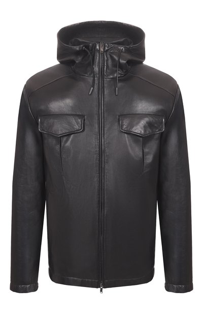 Мужская кожаная куртка MVST, арт. M25.1PM.0003/PL0NGE