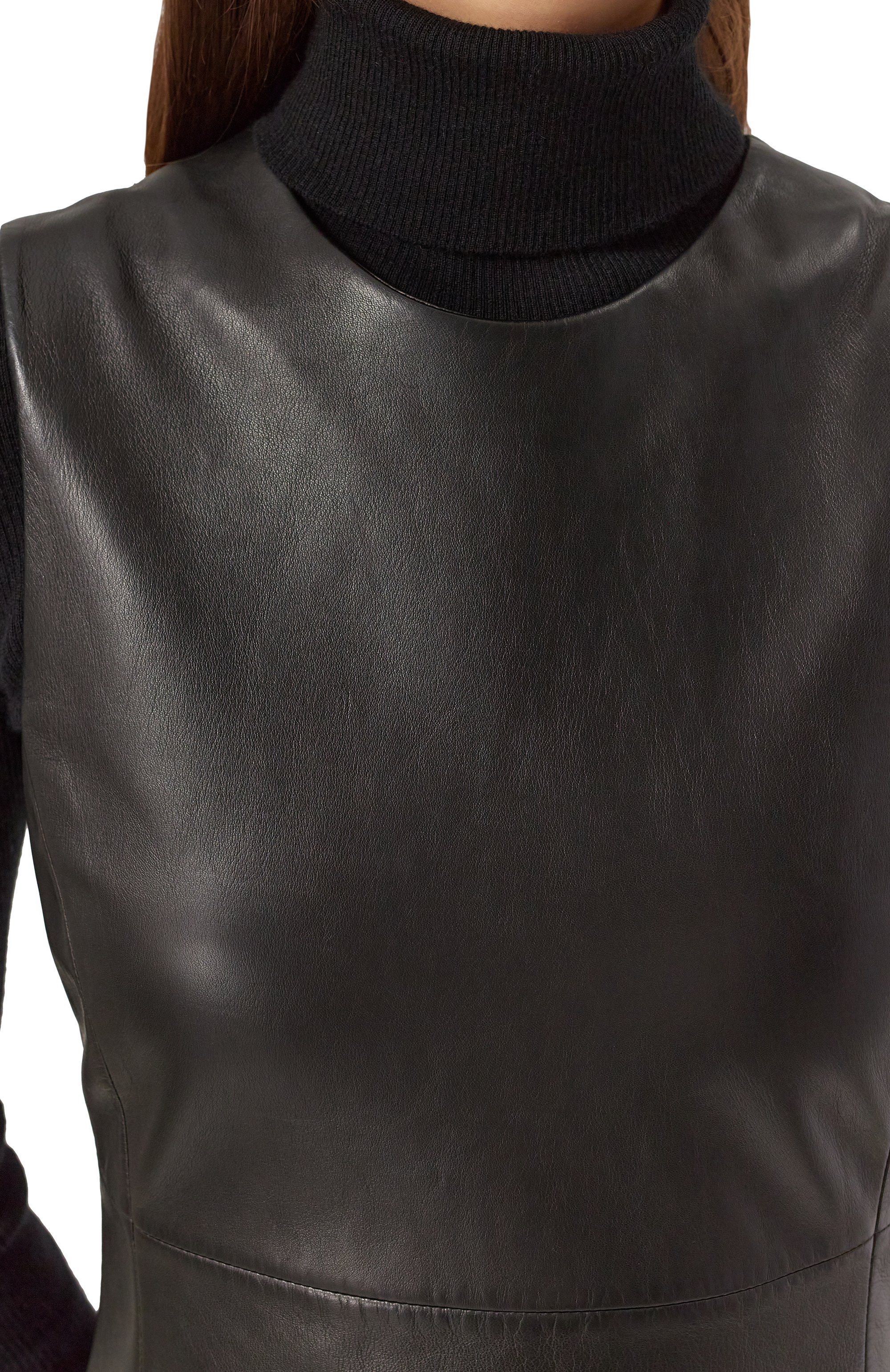 Кожаное платье MVST, арт. ZBEL-Y334-1/Z2759-2, фото 5