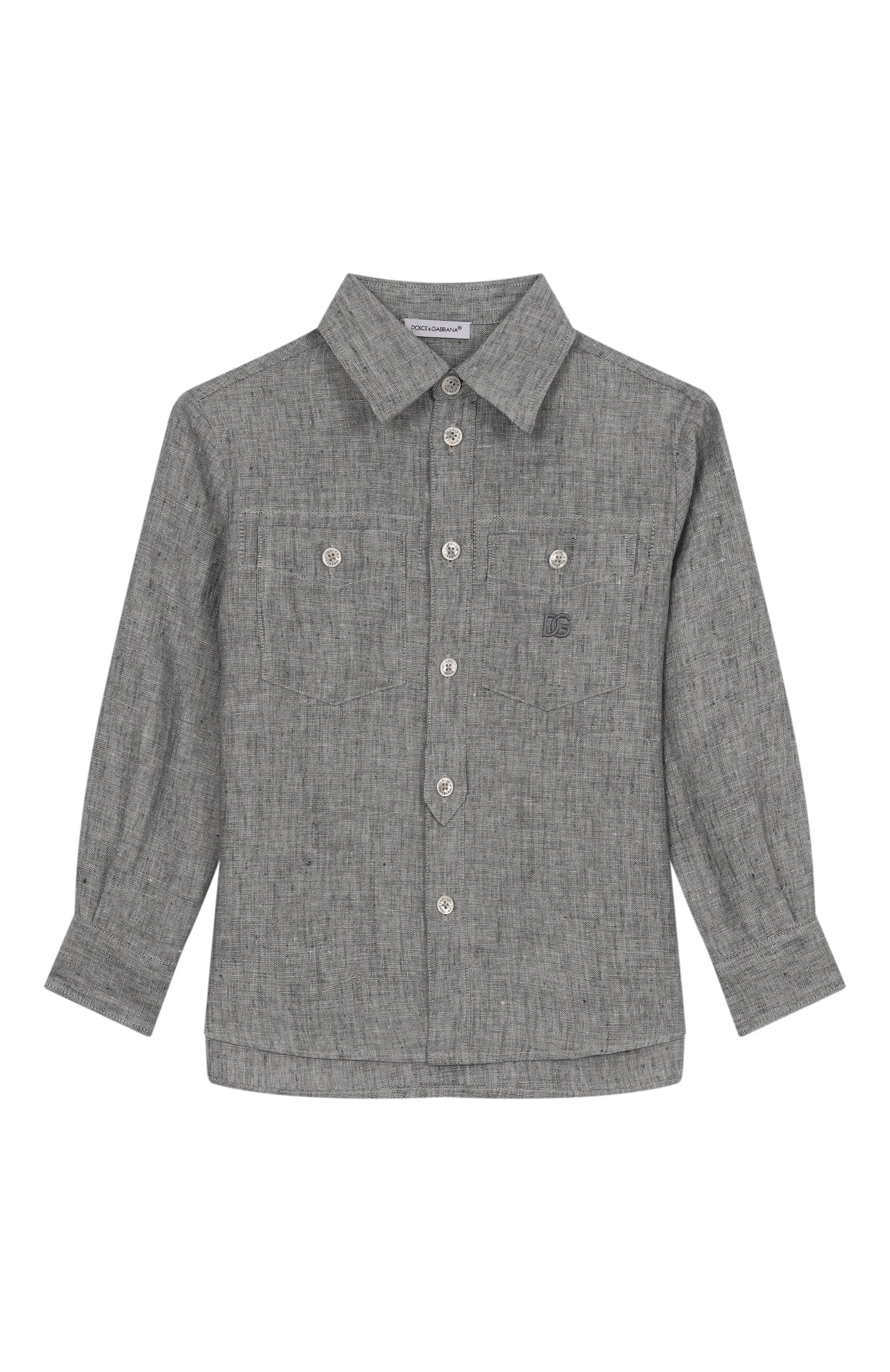 Льняная рубашка DOLCE & GABBANA, арт. L44S43/FU4MF/2-6, фото 1