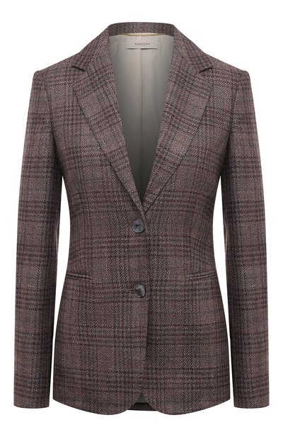 Женский жакет из шерсти и шелка AGNONA, арт. TX0805E/Q1039E