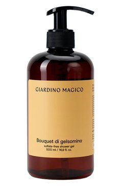 Бессульфатный гель для душа bouquet di gelsomino (500ml) GIARDINO MAGICO бесцветного цвета, арт. 4640200324221 | Фото 1 (Назначение: Для тела; Региональные ограничения белый список (Axapta Mercury): Не проставлено; Нос: Не проставлено; Тип продукта: Гели)