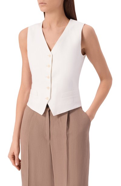 Льняной жилет WEEKEND MAX MARA, арт. WKDPACE, фото 3