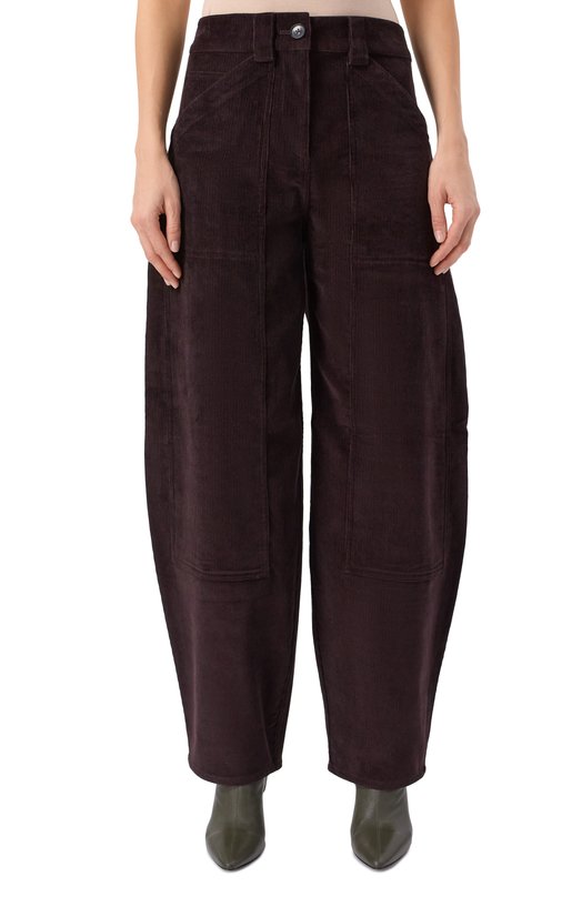 Вельветовые брюки Co 5955PCC-F25 Коричневый  5955PCC-F25 Фото 3